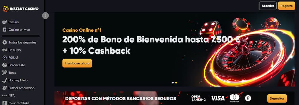 instant casino